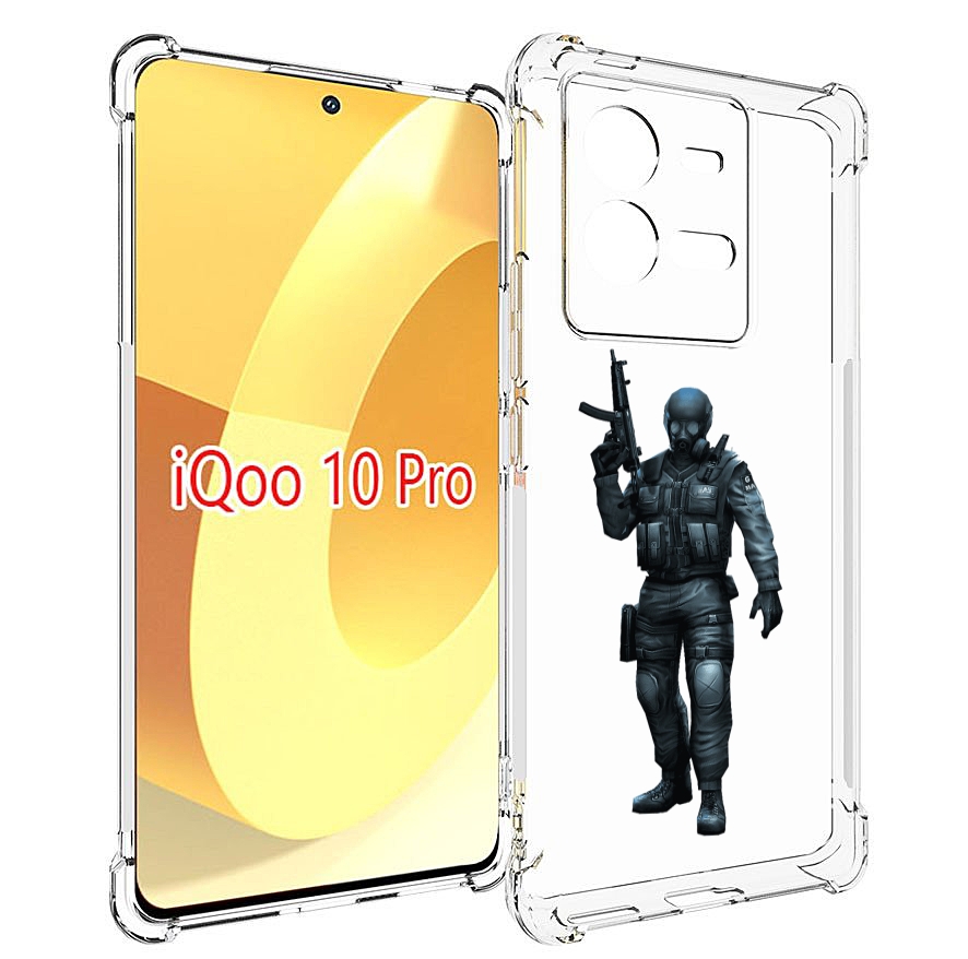 

Чехол MyPads crossfire для Vivo iQOO 10 Pro, Прозрачный, Tocco
