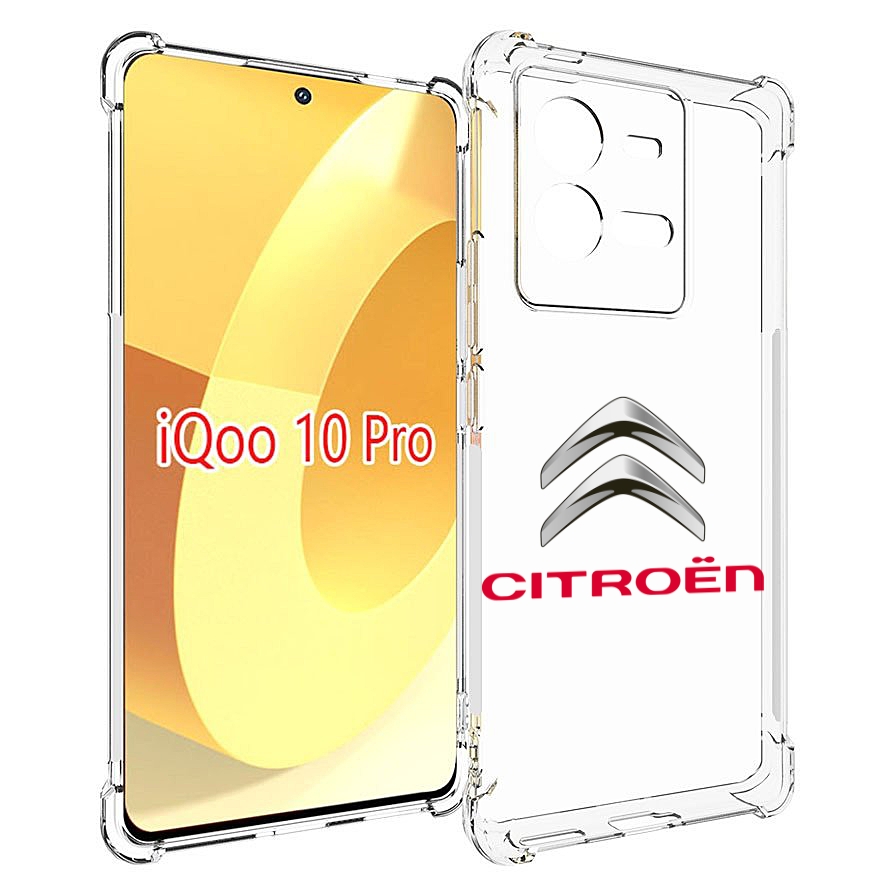 

Чехол MyPads citroen-3 мужской для Vivo iQOO 10 Pro, Прозрачный, Tocco
