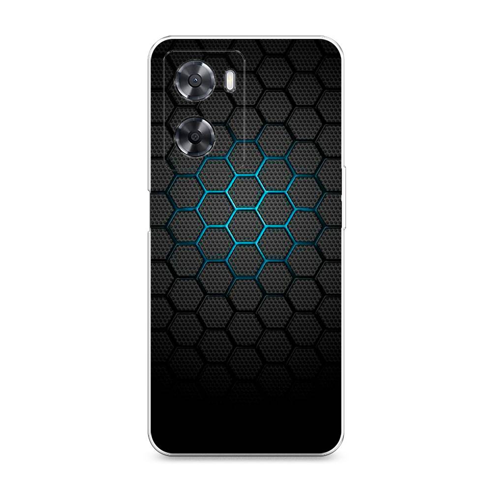 

Чехол Awog для Oppo A77s 4G "Бирюзовые соты", Голубой;синий;черный, 2511950-3