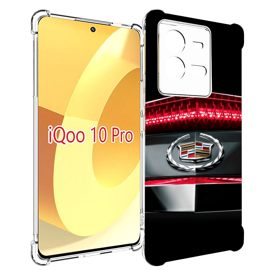 

Чехол MyPads cadillac-1 мусжкой для Vivo iQOO 10 Pro, Прозрачный, Tocco