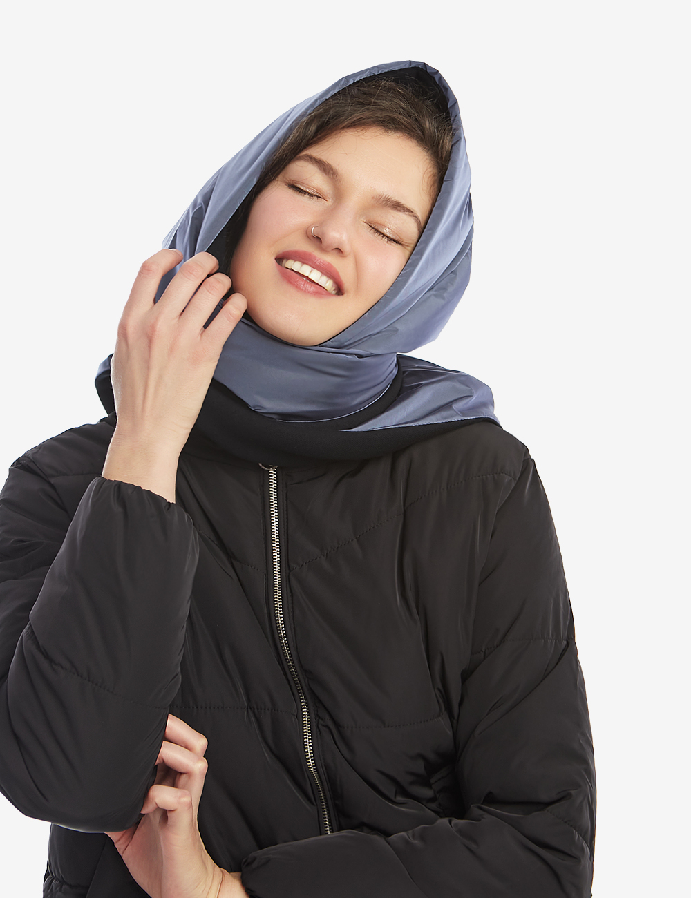 

Косынка женская UNU Clothing 2150120 индиго, 2150120