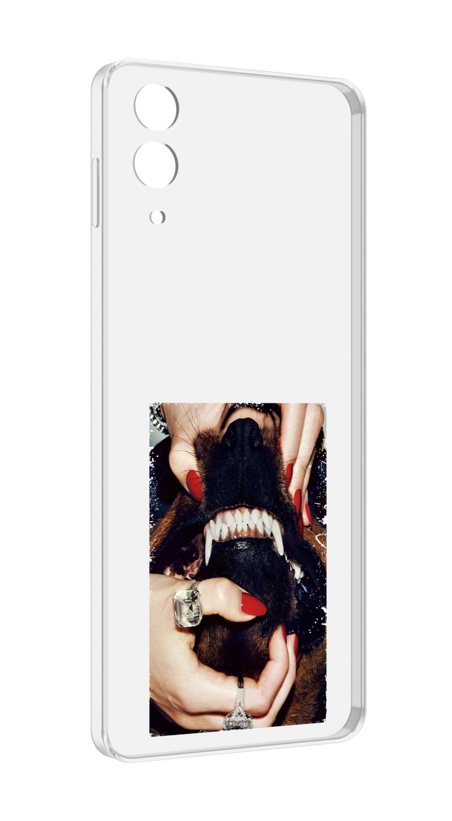 

Чехол MyPads маникюр для Samsung Galaxy Z Flip 4 (SM-F721), Прозрачный, Tocco