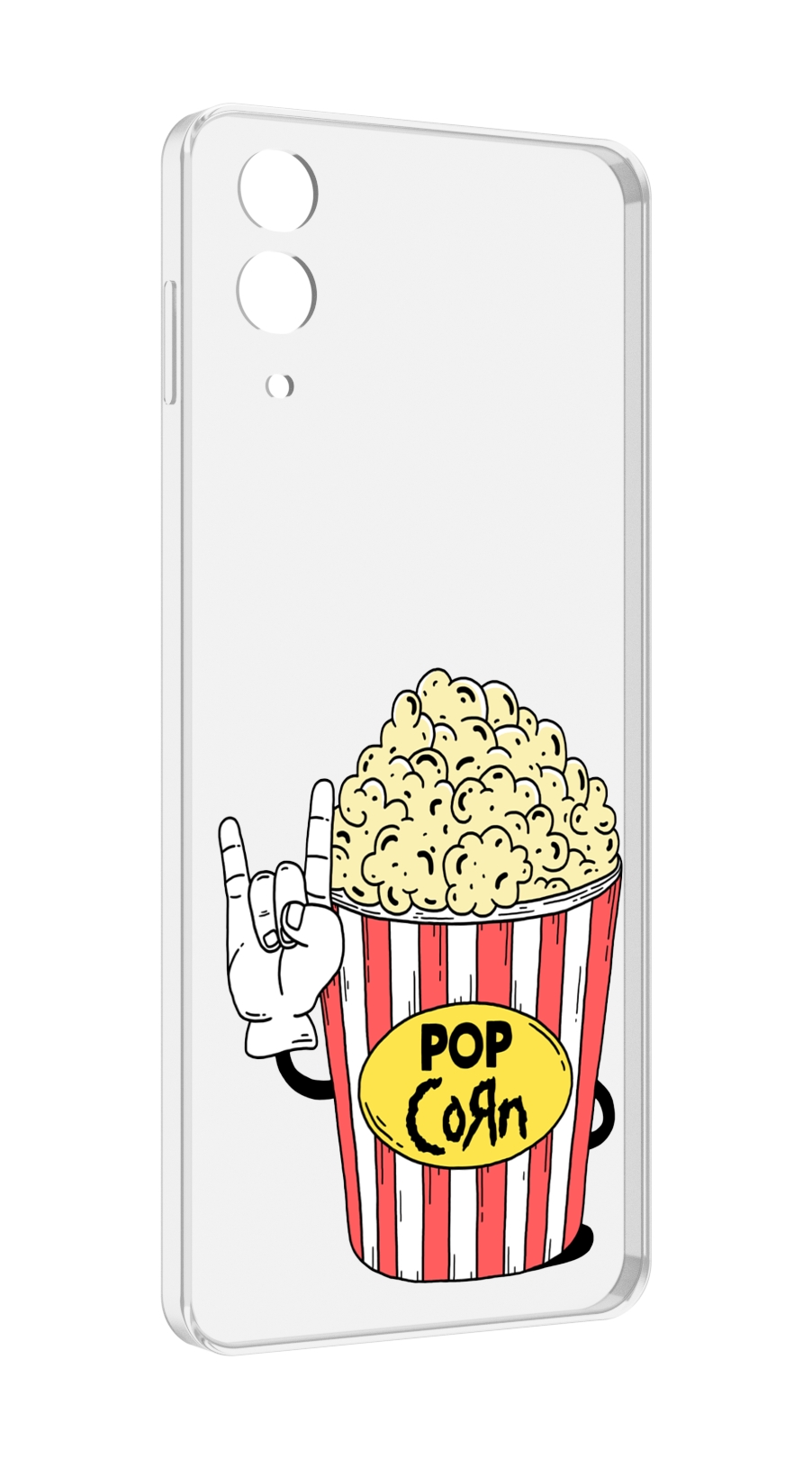 

Чехол MyPads крутой попкорн для Samsung Galaxy Z Flip 4 (SM-F721), Прозрачный, Tocco