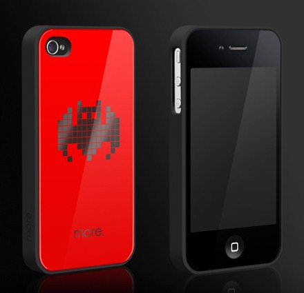 Пластиковый чехол Cubic Black Exclusive для iPhone 4/4S - 