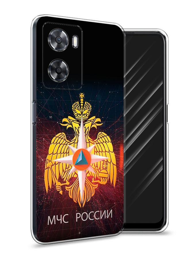 

Чехол Awog на Oppo A77s 4G "МЧС России", Черный;желтый;красный, 2511950-5