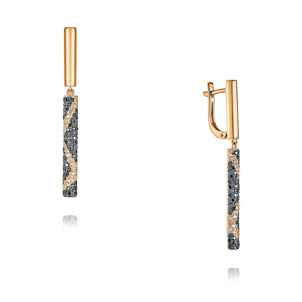 

Серьги подвески из красного золота с бриллиантом ADAMAS 24040148/01-А50ДЧ-421, 24040148/01-А50ДЧ-421