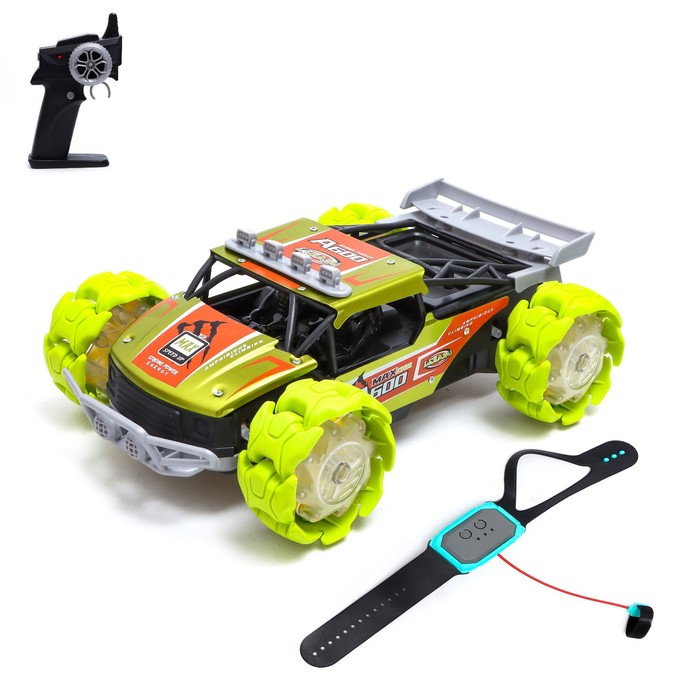 

КНР A600 4WD, 1:12, управление жестами, кузов из металла, зеленый