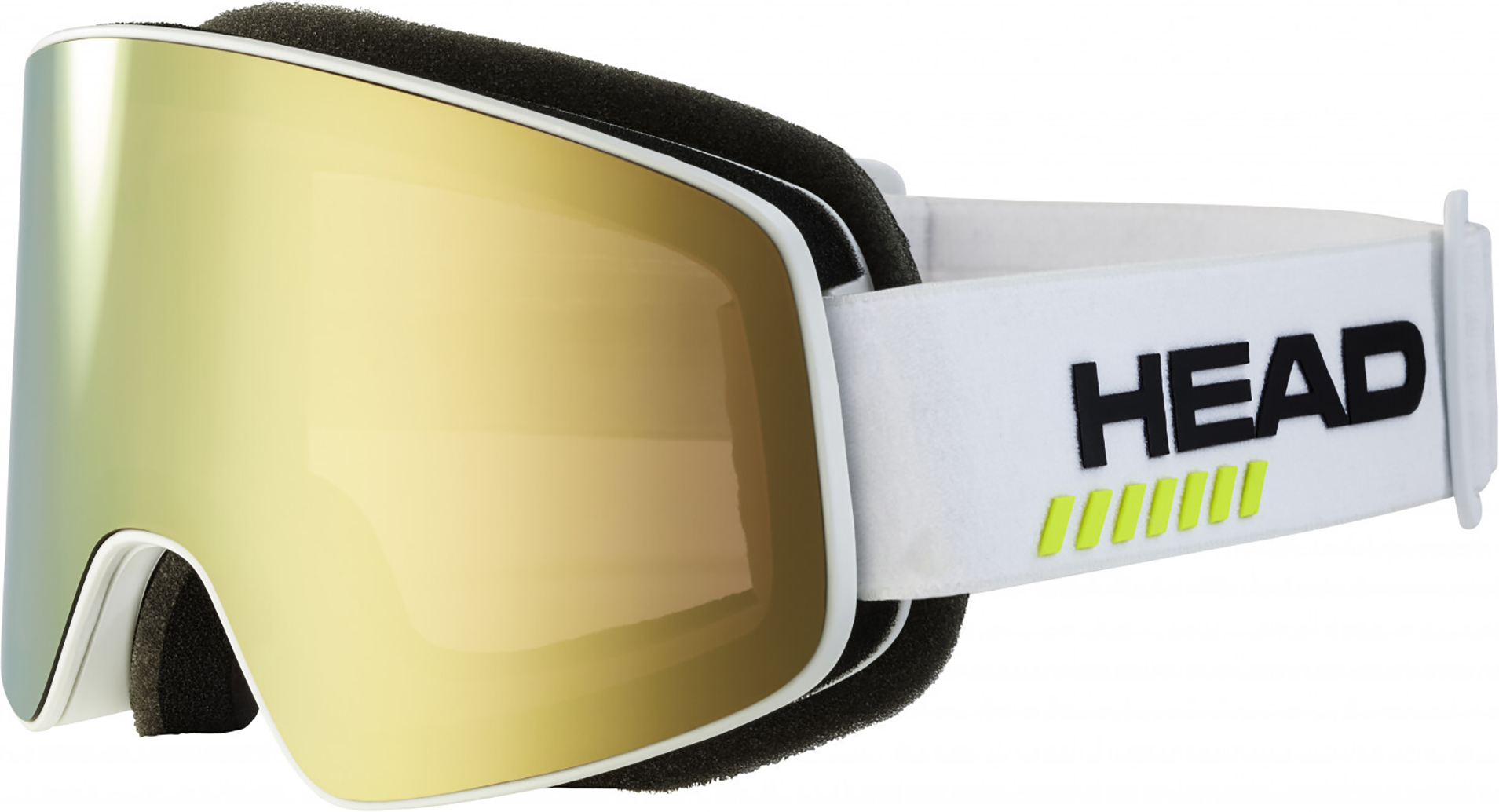 Горнолыжные очки Head Horizon 5K Race + SL white/gold S3 + S1, линзой, 22/23, Желтый