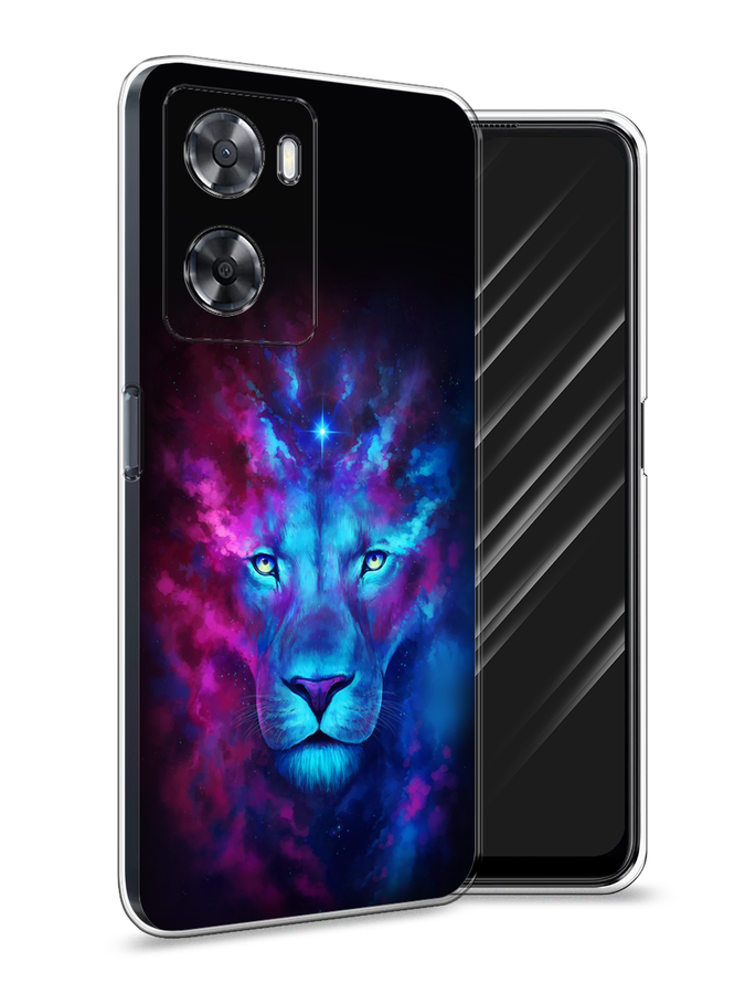 

Чехол Awog на Oppo A77s 4G "Космический лев", Голубой, 2511950-1
