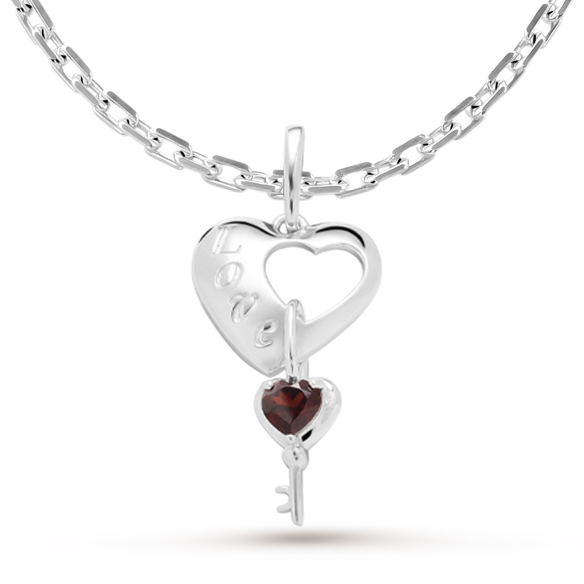 

Кулон из серебра с фианитом Pepela Jewelry PJ3-045, PJ3-045