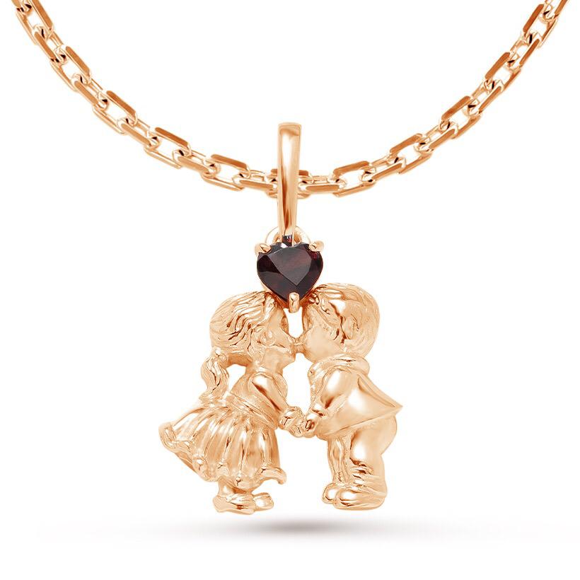 

Кулон из серебра с гранатом Pepela Jewelry PJ3-014з, PJ3-014з