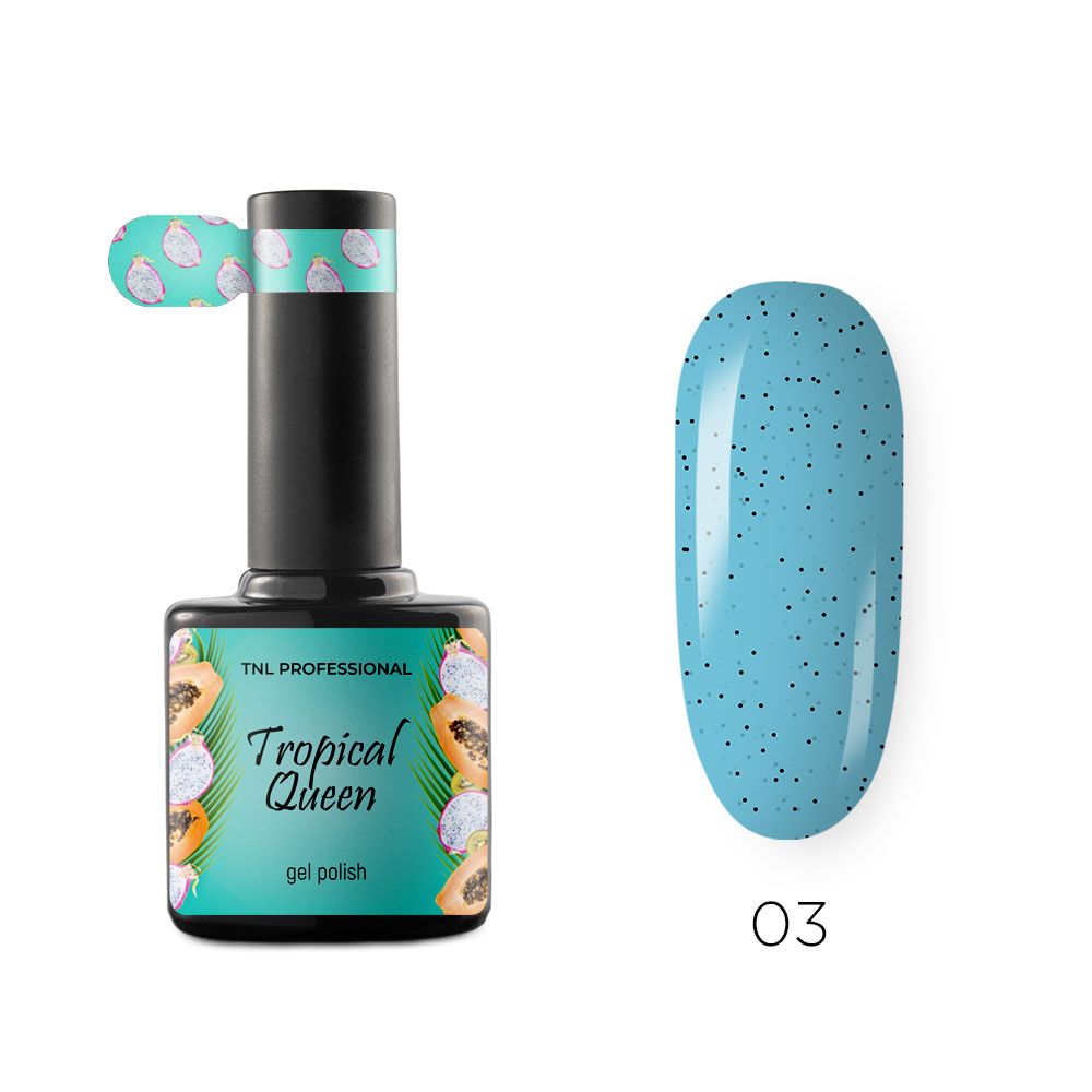 

Гель-лак TNL Tropical queen №03 - голубая малина (10 мл.)