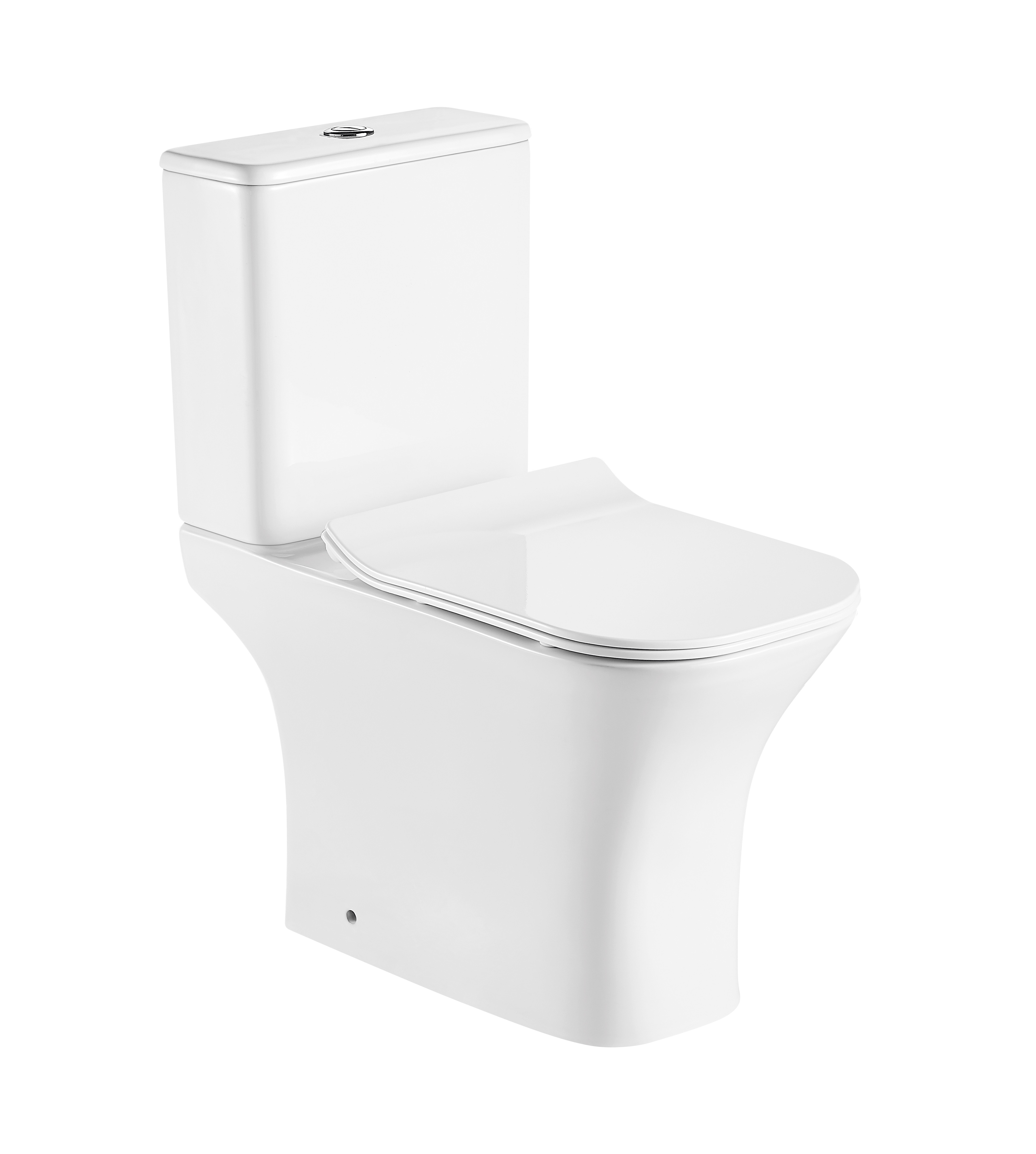 

Унитаз напольный Azario FRETTA SQUARE 650х340х770 безободковый с бачком и сиденьем микроли
