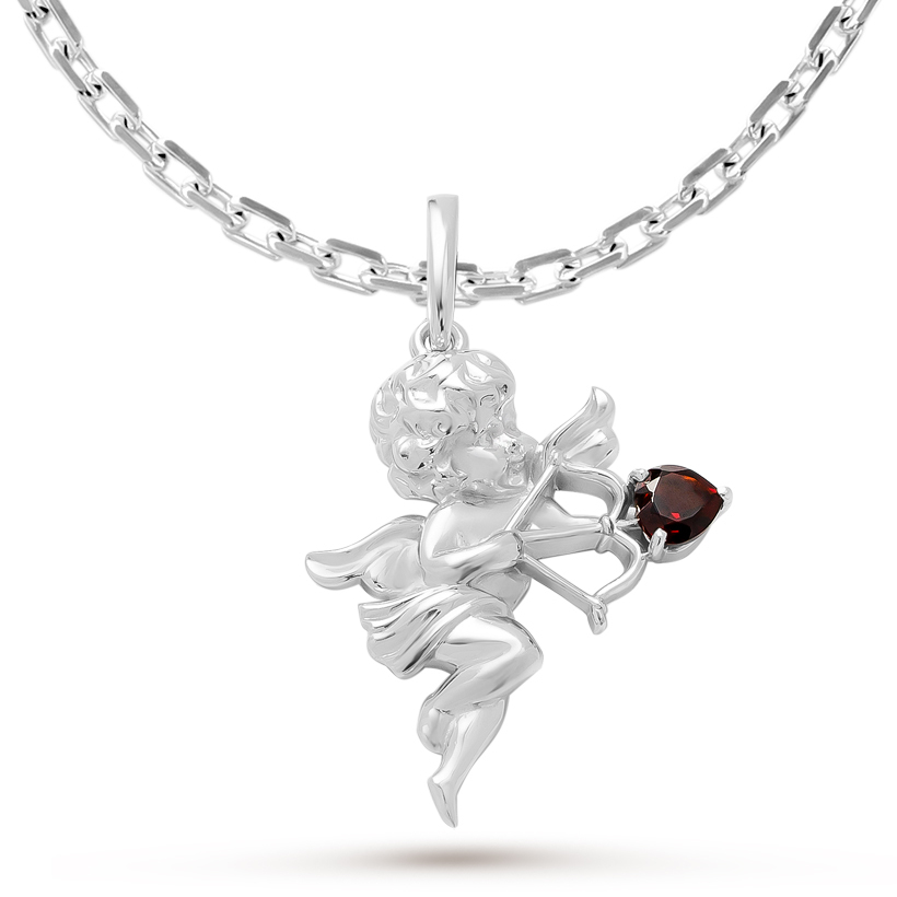 

Кулон из серебра с гранатом Pepela Jewelry PJ3-012, PJ3-012