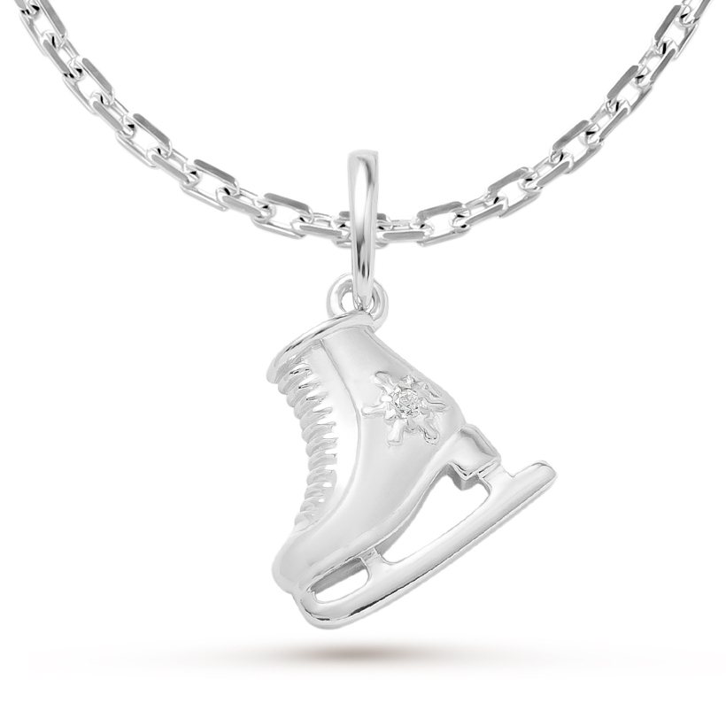 

Кулон из серебра с фианитом Pepela Jewelry PJ3-010, PJ3-010