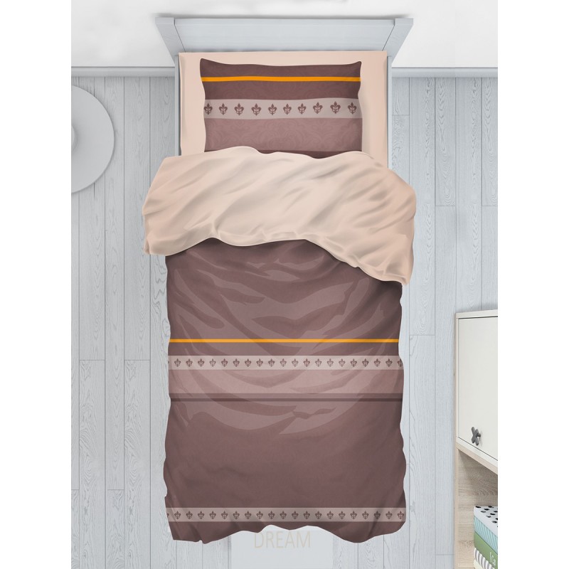 фото Комплект постельного белья эго шоколад 1,5-спальный