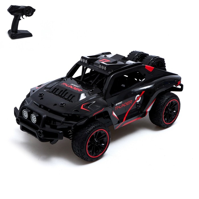 

КНР Багги, 1:16, 4WD, 25 км/ч, работает от аккумулятора, черный
