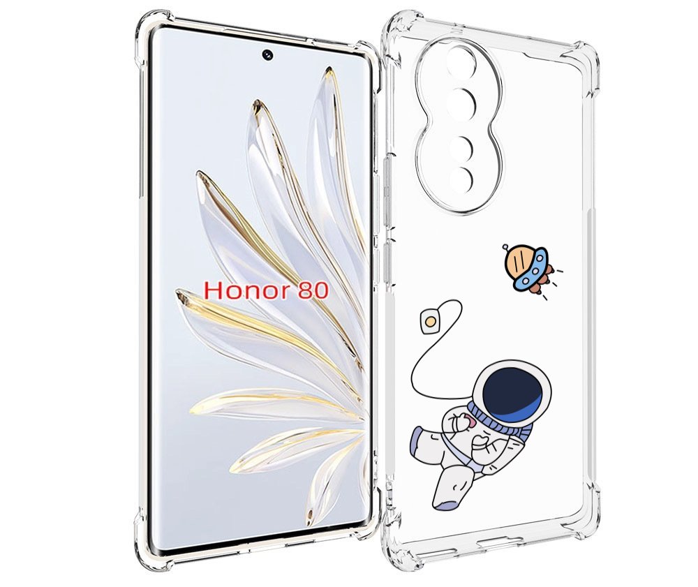 

Чехол MyPads астронавт для Honor 80, Прозрачный, Tocco