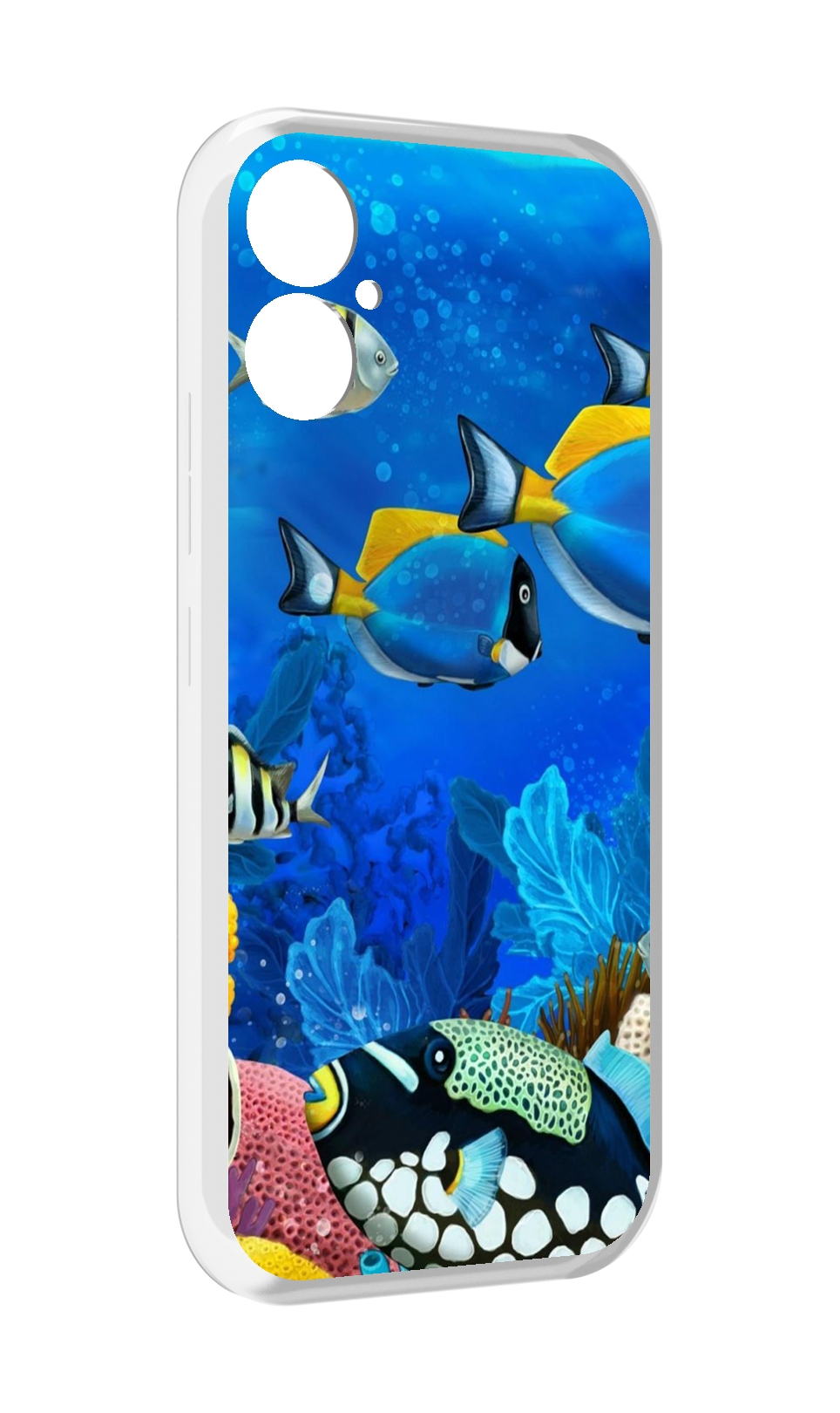

Чехол MyPads Рыбки для Tecno Spark 9 Pro \ Spark 9T, Прозрачный, Tocco