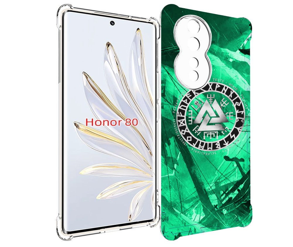 

Чехол MyPads ассасин-крид-2020-рагнарек мужской для Honor 80, Прозрачный, Tocco