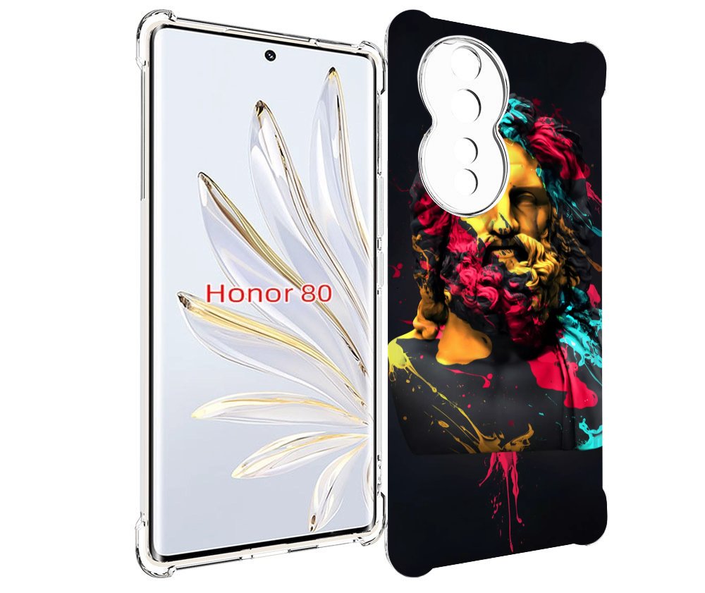 

Чехол MyPads арт-статуя-краски для Honor 80, Прозрачный, Tocco