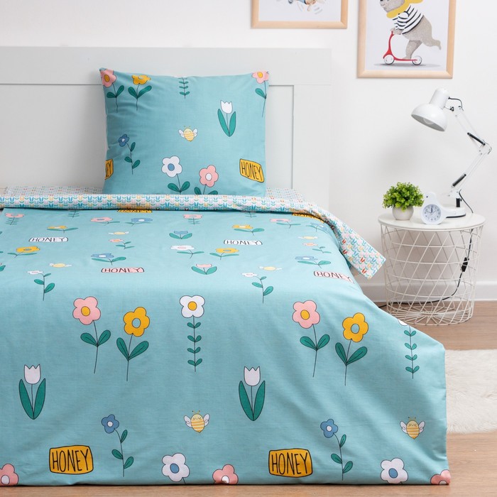 

Постельное белье 1.5 сп "LoveLife" Honey, 143х215 см,150х214 см,70х70 см-1 шт. сатин