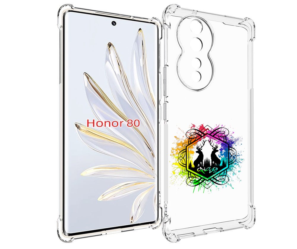 

Чехол MyPads арт-с-оленями для Honor 80, Прозрачный, Tocco