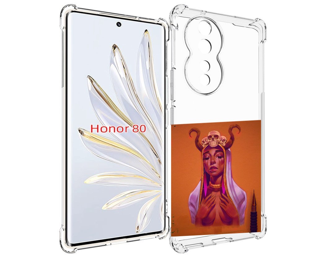

Чехол MyPads античная-девушка для Honor 80, Прозрачный, Tocco