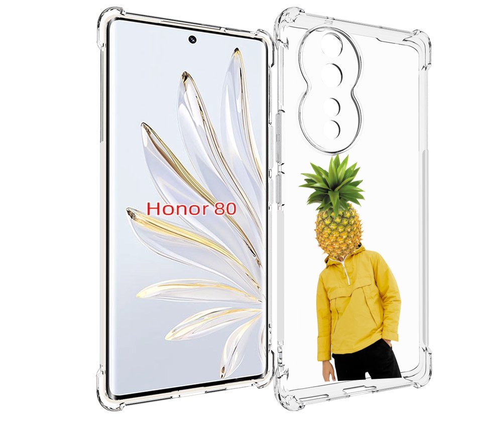 

Чехол MyPads ананасовая-голова для Honor 80, Прозрачный, Tocco