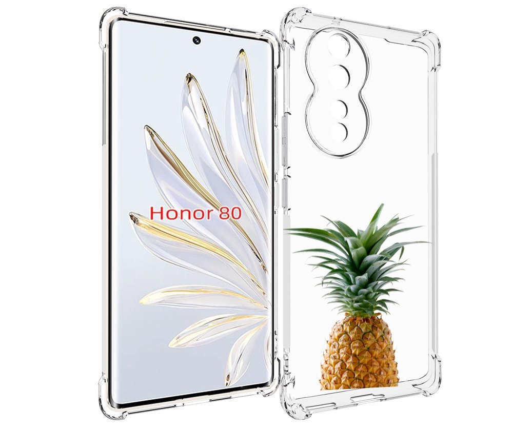 

Чехол MyPads ананас для Honor 80, Прозрачный, Tocco
