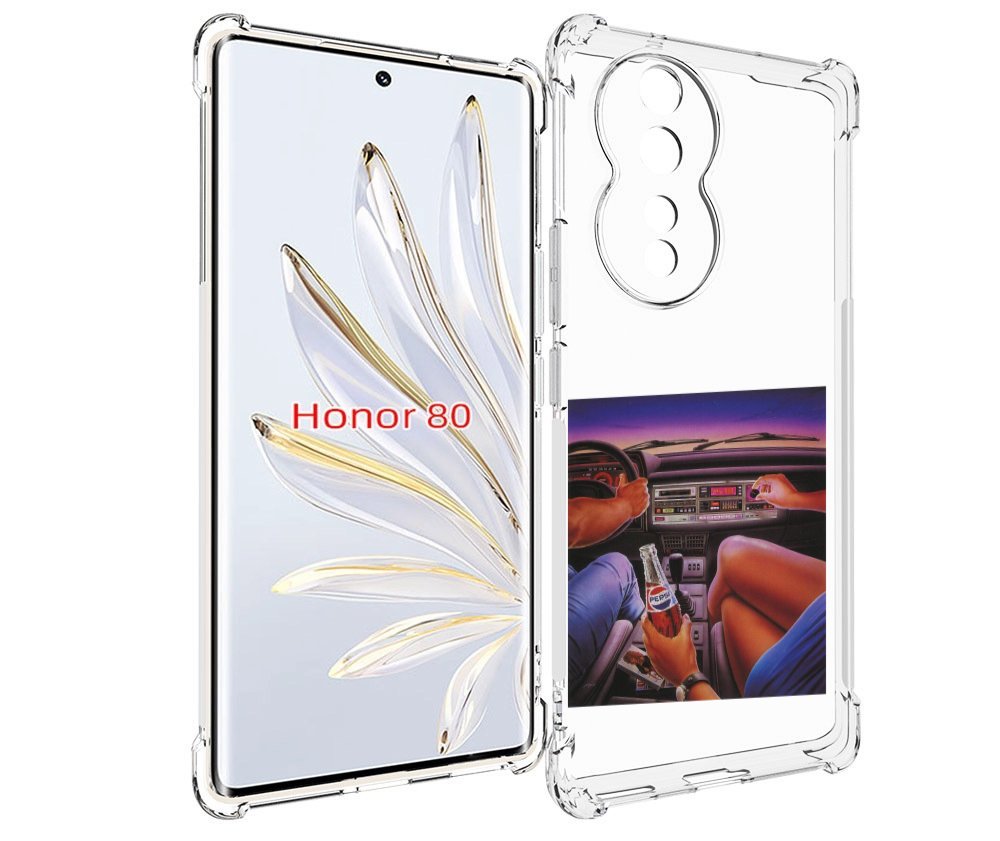 

Чехол MyPads американская машина салон для Honor 80, Прозрачный, Tocco