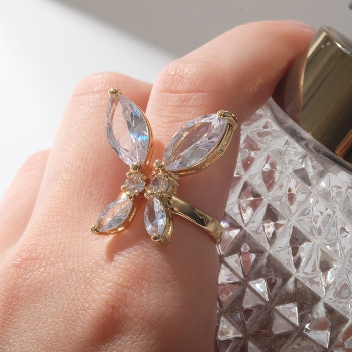 

Кольцо из меди  Queen Fair 9690921, фианит, 9690921