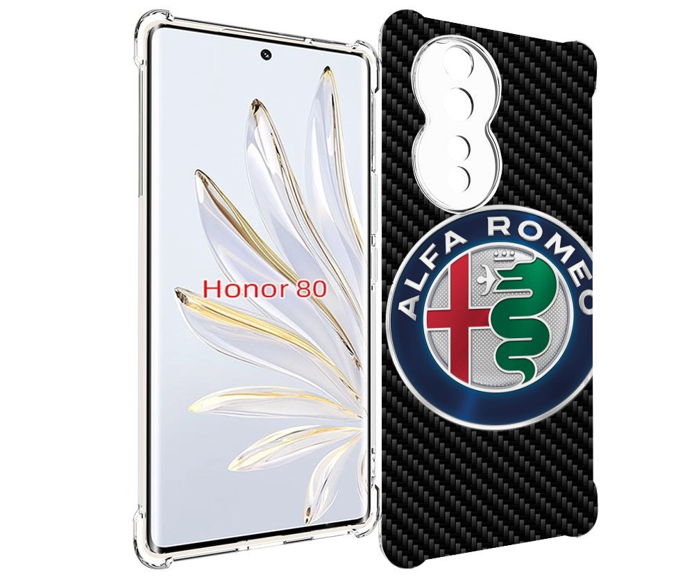 

Чехол MyPads альфа-ромео мужской для Honor 80, Прозрачный, Tocco