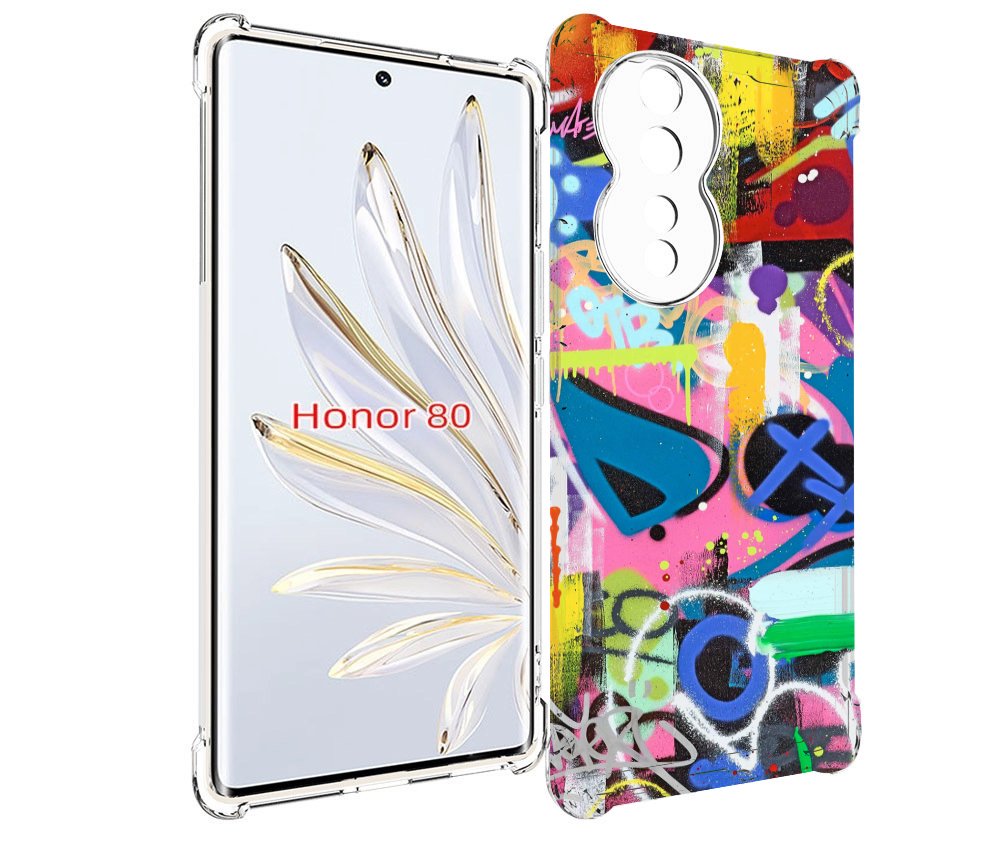 

Чехол MyPads абстракция-графити для Honor 80, Прозрачный, Tocco