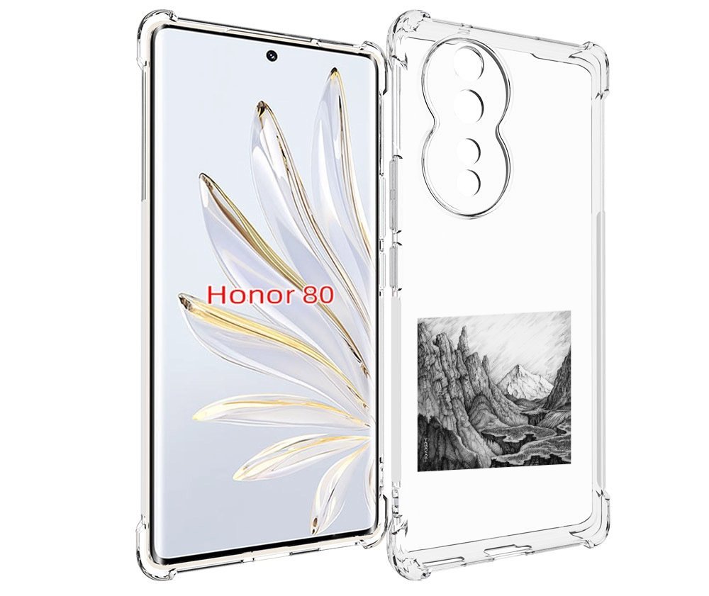 

Чехол MyPads Ямакаса Мияги и Энди Панда для Honor 80, Прозрачный, Tocco