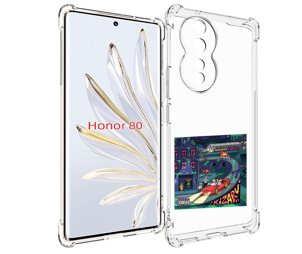 

Чехол MyPads Яд (альбом Kizaru) для Honor 80, Прозрачный, Tocco