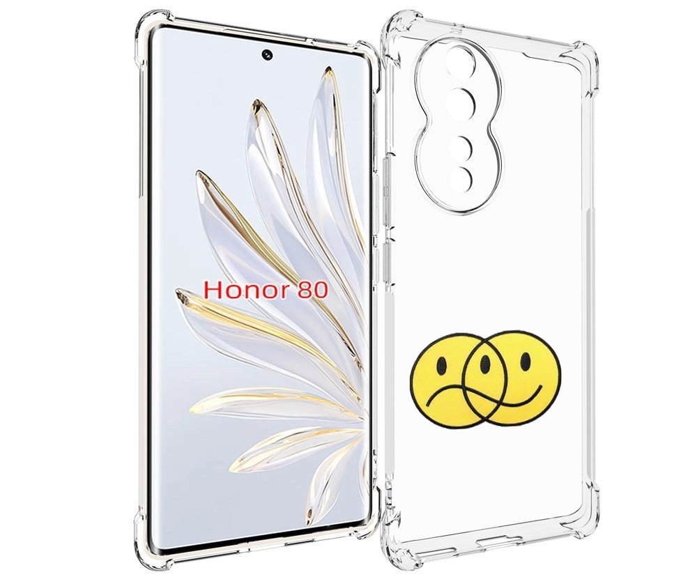 

Чехол MyPads Хиппи для Honor 80, Прозрачный, Tocco
