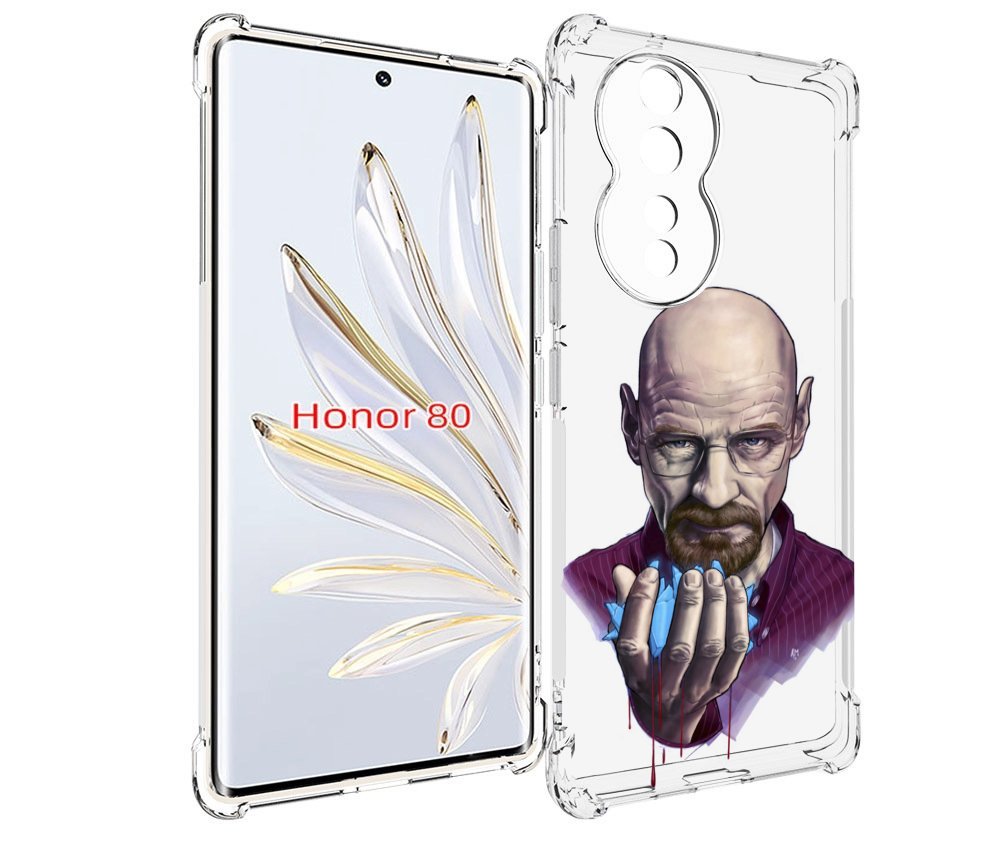 

Чехол MyPads Хайзенберг для Honor 80, Прозрачный, Tocco