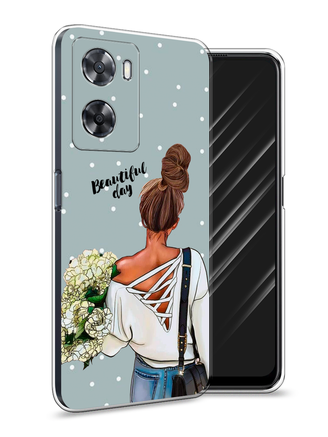 

Чехол Awog на Oppo A77s 4G "Beautiful day", Голубой;коричневый;бежевый, 2511950-6