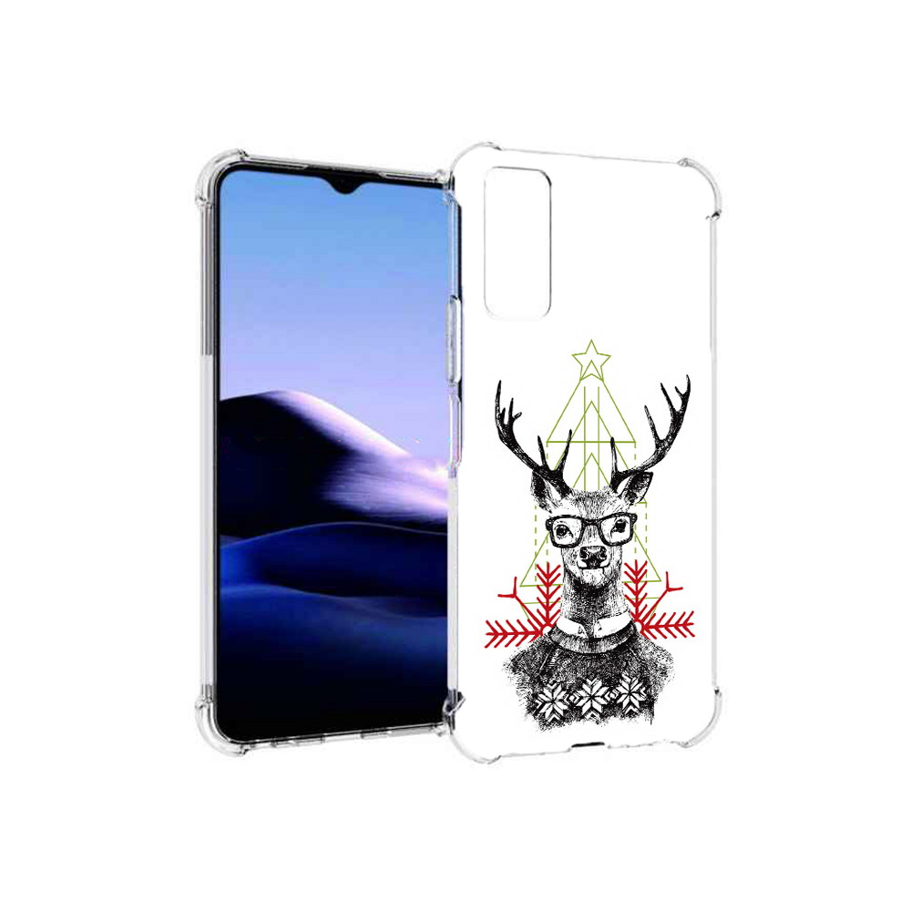 

Чехол MyPads Tocco для Vivo Y20 умный олень (PT154038.379.652), Прозрачный, Tocco