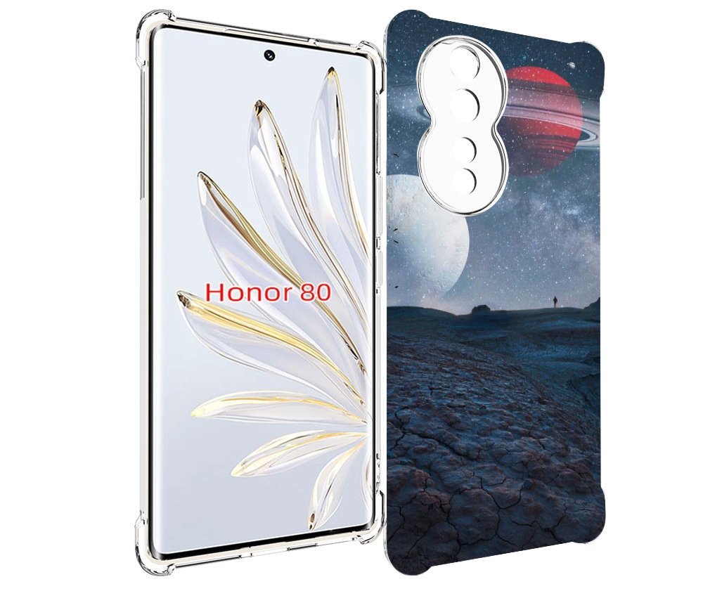

Чехол MyPads Фотография для Honor 80, Прозрачный, Tocco