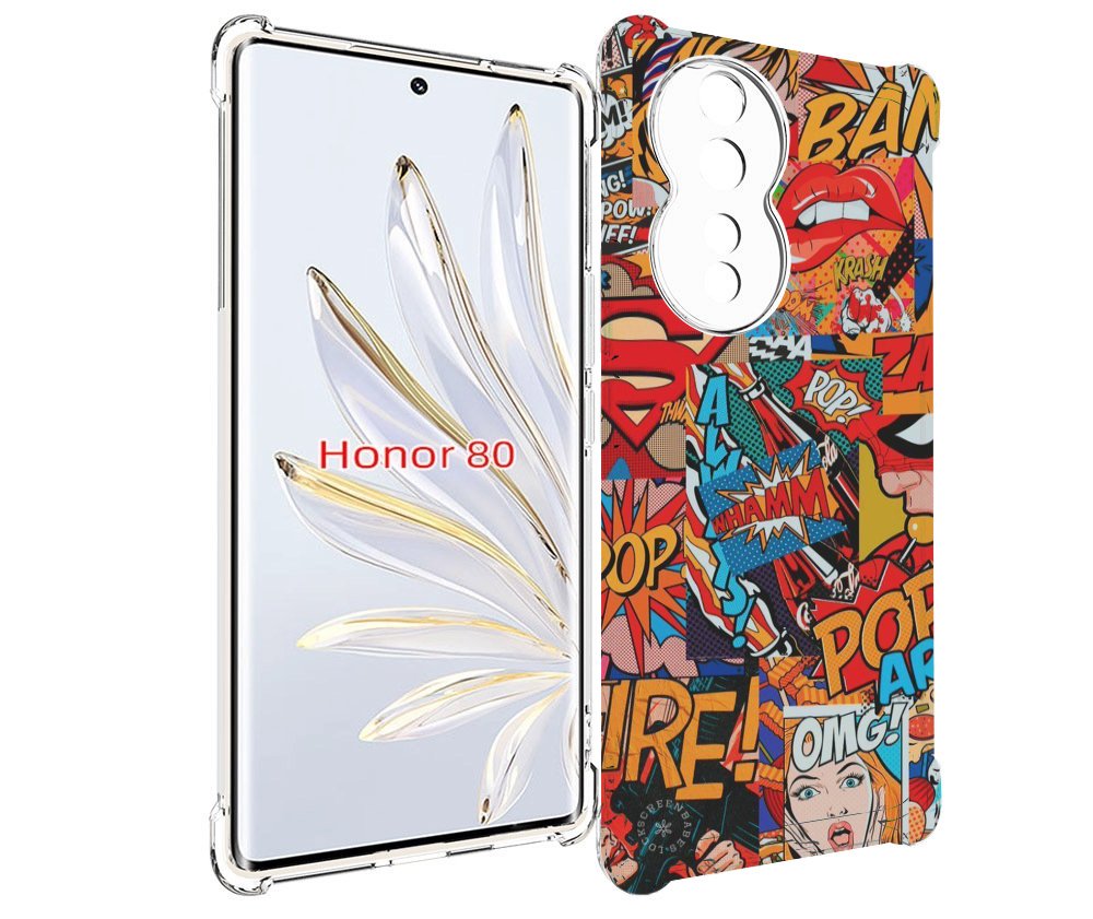 

Чехол MyPads Фон для Honor 80, Прозрачный, Tocco