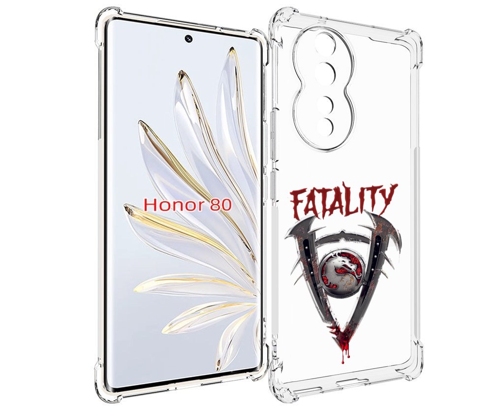 

Чехол MyPads Фаталити мужской для Honor 80, Прозрачный, Tocco