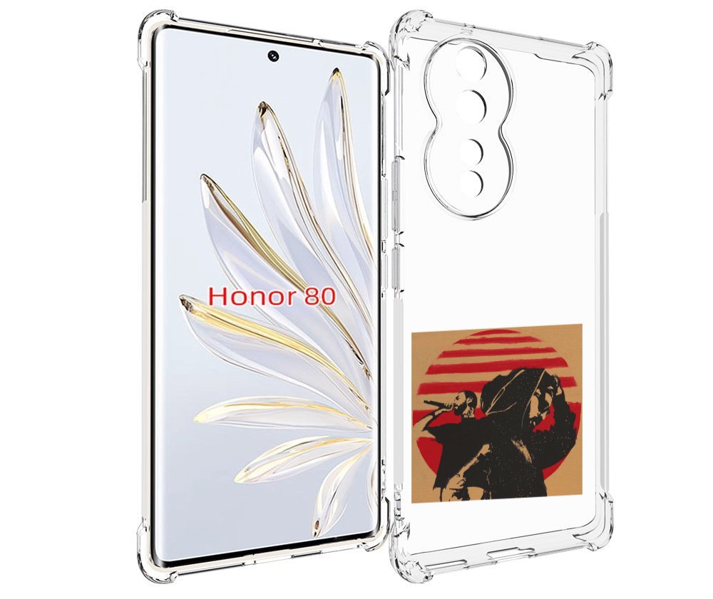 

Чехол MyPads Утопия Мияги и Энди панда для Honor 80, Прозрачный, Tocco