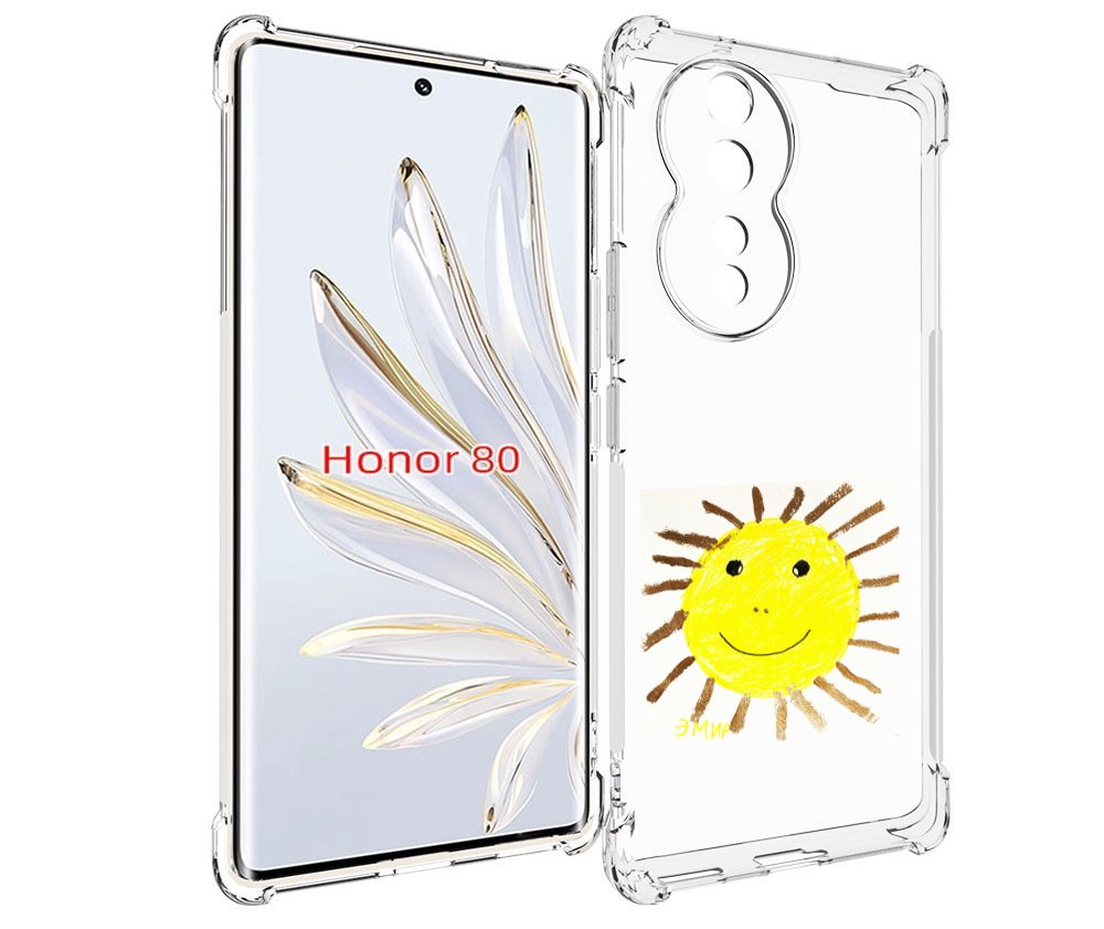 

Чехол MyPads Улыбнись, дурак! Morgenshtern для Honor 80, Прозрачный, Tocco