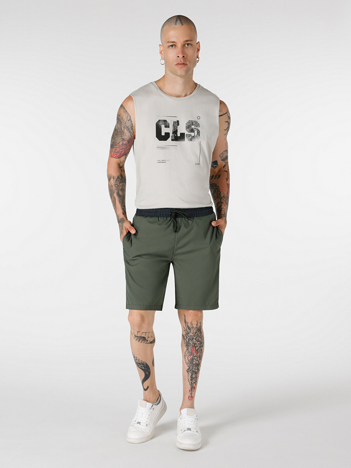 

Шорты для плавания мужские COLIN'S CL1064984_Q1.V1 хаки S, CL1064984_Q1.V1