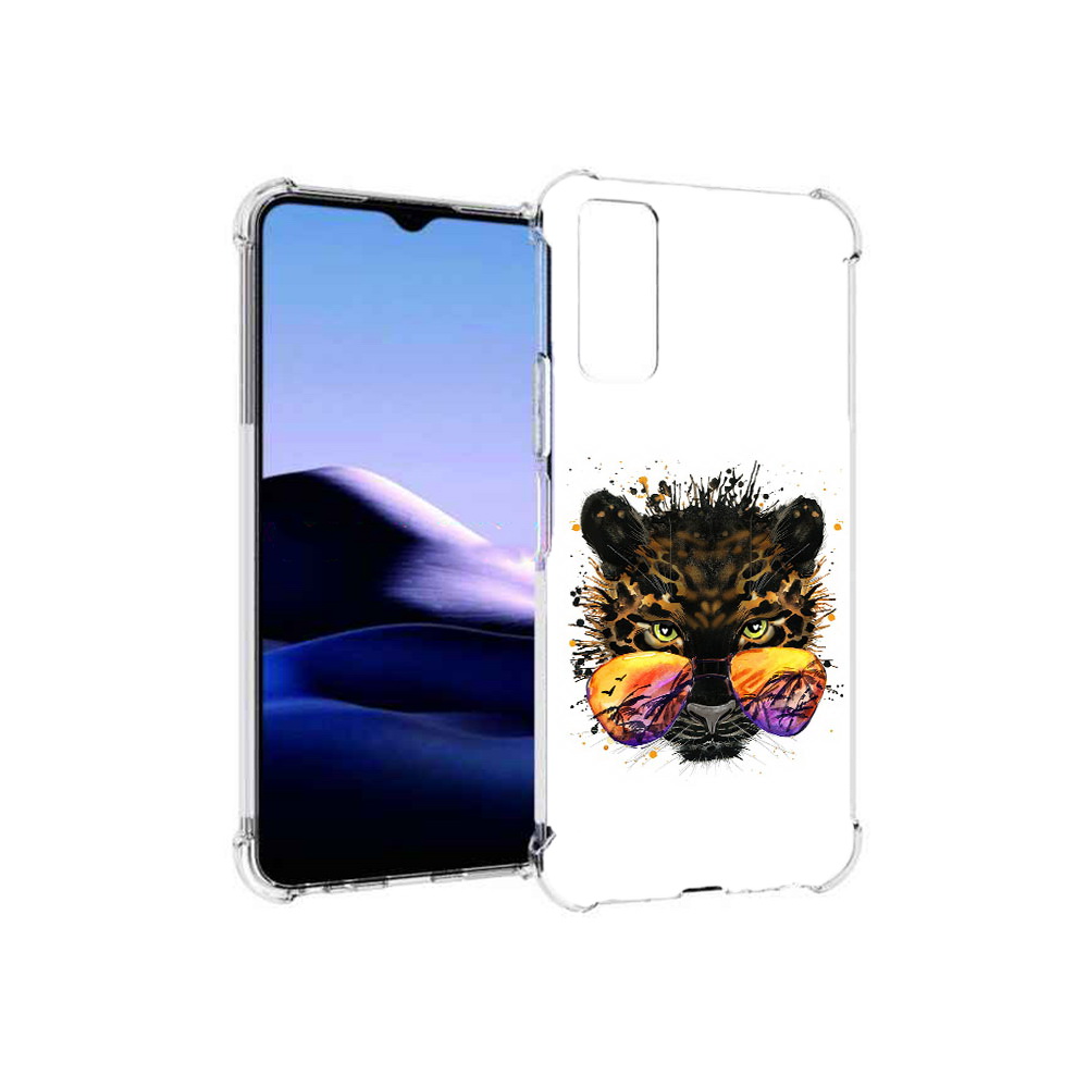 

Чехол MyPads Tocco для Vivo Y20 тропический леопард (PT154038.379.649), Прозрачный, Tocco