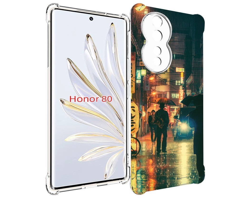 

Чехол MyPads Токио-сеул для Honor 80, Прозрачный, Tocco