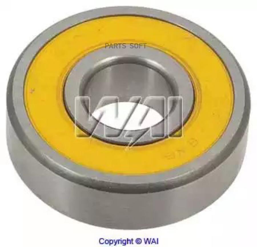 

WAI 6-303-4E 6-303-4E_подшипник генератора! шариковый Bosch 17x47x14\ Iveco, MAN, Audi,VW