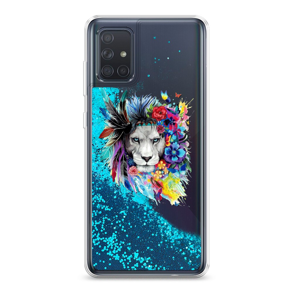 

Чехол Awog на Samsung Galaxy A71 4G "Гавайский лев", Разноцветный, 29093-1